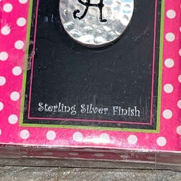 Initial necklaces Sterling silver finish  16 in chain w/2 in extender NIB - Picture 4 of 7